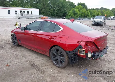 2023 Genesis G70 2.0T Rwd z USA, uszkodzony, nr VIN KMTG34TA8PU104595